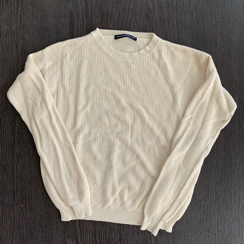 Light Yellow Brandy Melville Sweater!